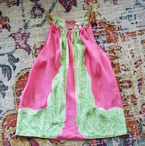Lily Pulitzer flowy silk top